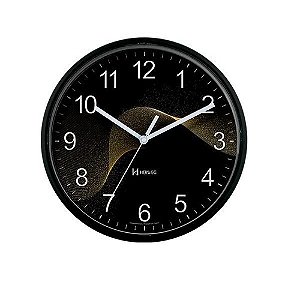 RELOGIO HERWEG PAREDE 660099 PRETO(E)