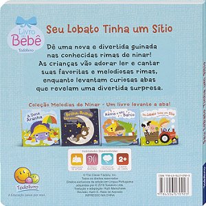 MELODIAS DE NINAR - UM LIVRO LEVANTE A ABA! SEU LOBATO