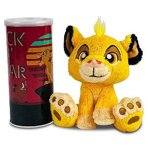 F00708 DISNEY PELUCIA POP NA LATINHA PERSONAGEM SIMBA BIG FEET
