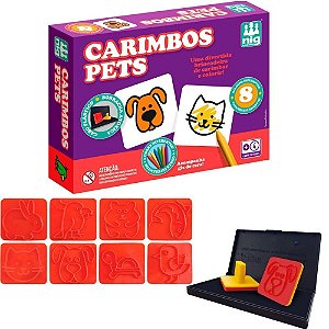 BQ - CARIMBOS PETS - 8 PEÇAS