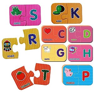 MAD.BE A BÁ DESCOBRINDO O  ALFABETO 52 PÇS