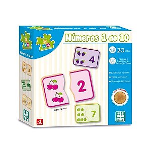 MAD. BE A BÁ - NUMEROS 1 A 10  - 10 PLACAS