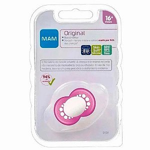 CHUPETA MAM ORIGINAL 16+ MESES - EMBALAGEM UNITARIA ROSA