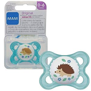 CHUPETA MAM ORIGINAL 0-6 MESES - EMBALAGEM UNITARIA AZUL