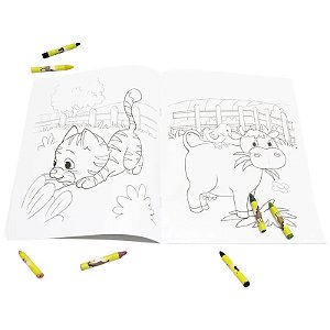 CORES EM ACAO! FAZENDA PARA COLORIR