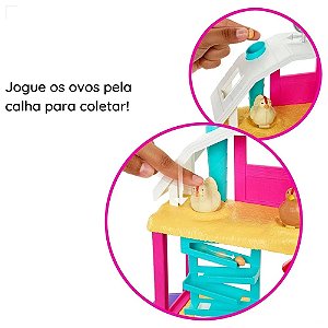 HGY88 BARBIE I CAN BE PLAYSET DIVERSAO NA FAZENDA