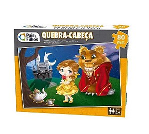 Q. CABECA 80 PCS - A BELA E A FERA - PREMIUM