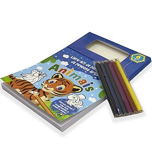 KIT DE PINTURA DO PEQUENO ARTISTA: ANIMAIS