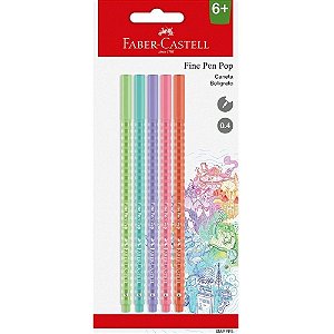 FINE PEN POP PASTEL - CTL 5 UNID. PASTEL ) 7891360673149