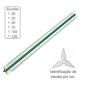 ESCALIMETRO TRIS METRIC 30CM UN