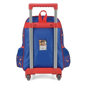 MOCHILA COM RODAS VERMELHO UN