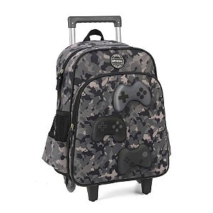 MOCHILA COM RODAS CINZA UN