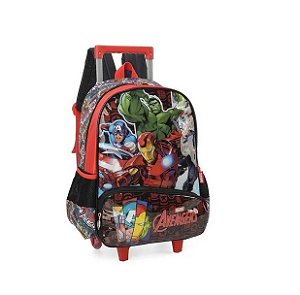 MOCHILA COM RODAS VERMELHO UN