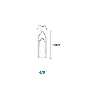 CLIPS GALV. BACCHI 4/0 L.LEVE C/50(E)