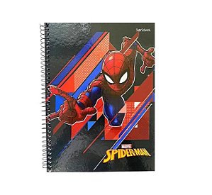 STARSCHOOL CADERNO 1/4 ESP. SPIDER CD 80FLS