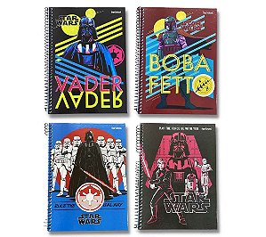 STARSCHOOL CADERNO 1/4 ESP. STAR WARS CD 80FLS R0274