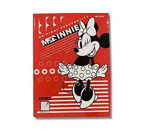 STARSCHOOL CADERNO QUADRICULADO BROCHURA CD MINNIE 80FLS