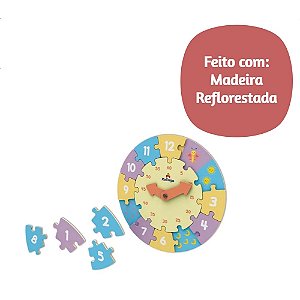 QUEBRA-CABECAS RELOGIO APRENDENDO AS HORAS