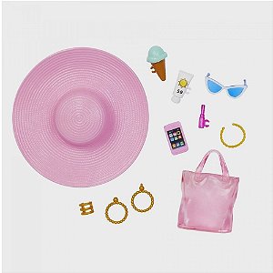 HPL72 BARBIE FASHION E BEAUTY BONECA DIA NA PRAIA