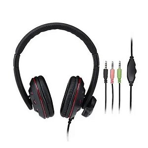 FONE DE OUVIDO HEADSET GAMER P3+P2