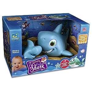 FAMILY SHARK  CAIXA - AZUL COM TUBARAO