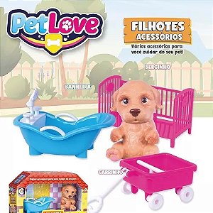 BRINQUEDO PET LOVE ACESSORIOS FILHOTES