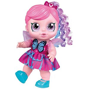 BONECA RAINBOW SURPRISE CABELO ROSA CMECHAS
