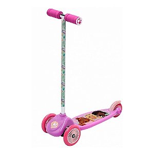F00549 BARBIE PATINETE 3 RODAS