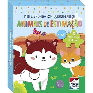 MEU LIVRO-BOX COM QUEBRA-CABECA: ANIMAIS DE ESTIMACAO