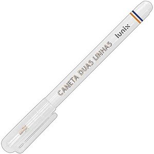 CANETA DUAS LINHAS LUNIX SORDP 7891027337582
