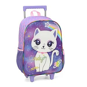MOCHILA COM RODAS ROXO