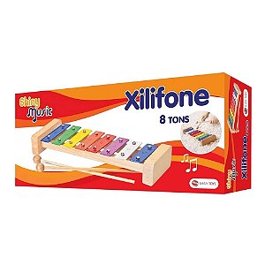 INSTRUMENTO MUSICAL XILOFONE 8 TONS