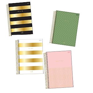 CADERNO ESPIRAL UNIV CD 1X1 80FLS DOTS E SPOTS