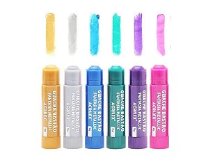 GUACHE BASTAO METALLIC 6 CORES