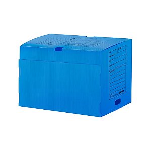 CAIXA  ARQUIVO MORTO POLIDELLO GIGANTE  AZUL