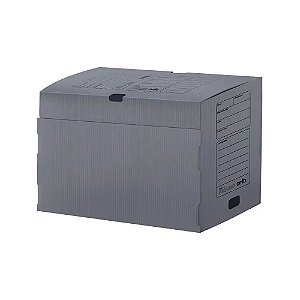 CAIXA  ARQUIVO MORTO POLIDELLO GIGANTE CINZA