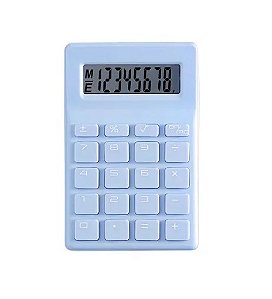 CALCULADORA 8DIG CANDY COLOR VX812 UN AZUL CLARO