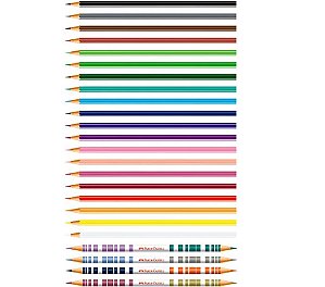 ECOLAPIS DE COR REGULAR 20 + 4 BICOLORES FSC*  7891360590057