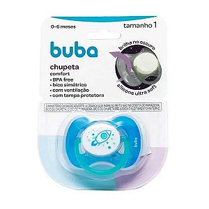 CHUPETA BUBA COMFORT TAM.1 NOTURNA FOGUETE
