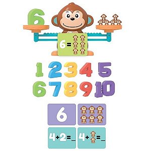 PB523 - JOGO RECREATIVO MULTIJOGADORES DE PLASTICO - BALANCA MACACO - 7898706186431