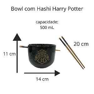 BOWL C/HASHI 500ML HOGWARTS  EAN :7908623015308
