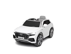 CARRO ELETRICO AUDI Q8 - 12V (BRANCO) (P10) (P55)