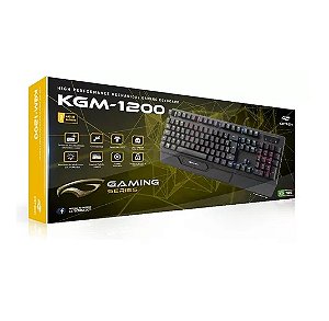TECLADO GAMER MECAN C3TECH KGM-1200BK PT