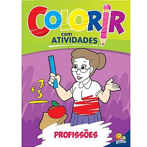 COLORIR COM ATIVIDADES: PROFISSOES