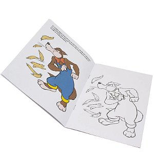 LER E COLORIR CONTOS CLASSICOS: TRES PORQUINHOS, OS