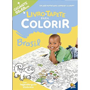 LIVRO-TAPETE PARA COLORIR: BRASIL