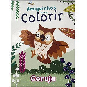 AMIGUINHOS PARA COLORIR: CORUJA