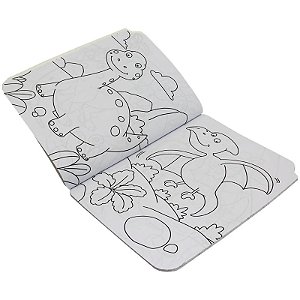 COLORIR COM ADESIVOS: DINOSSAUROS