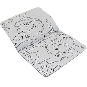 COLORIR COM ADESIVOS: FILHOTES