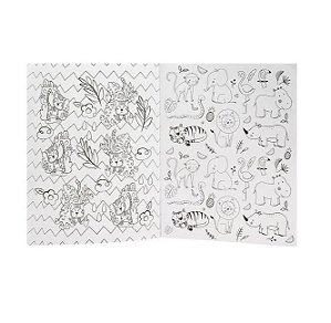 COLORIR E DEMAIS! ADORAVEIS ANIMAIS DA SELVA